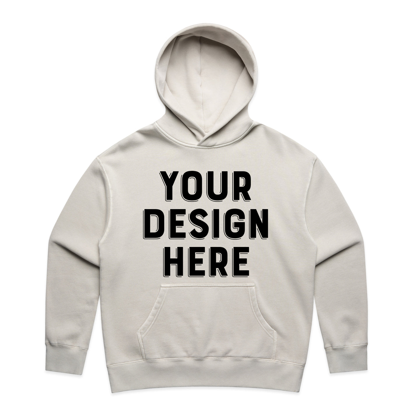 The Hoodie Custom Women's Faded Hooded Sweatshirt