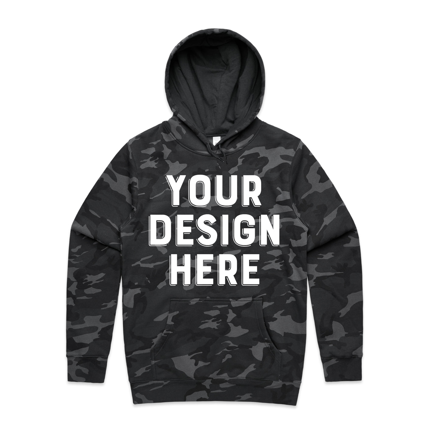 The Hoodie Custom Men's Camo Hooded Sweatshirt