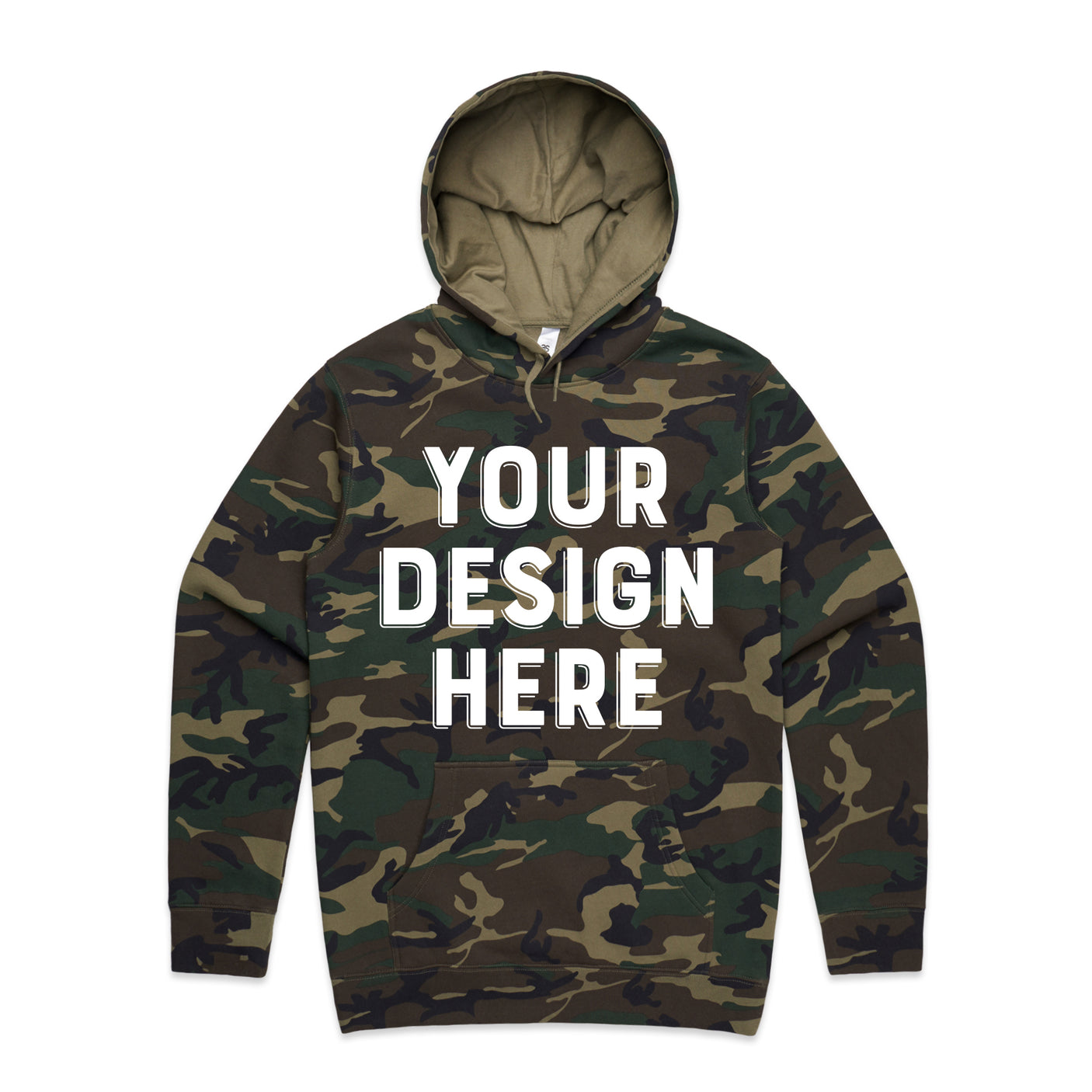 The Hoodie Custom Men's Camo Hooded Sweatshirt